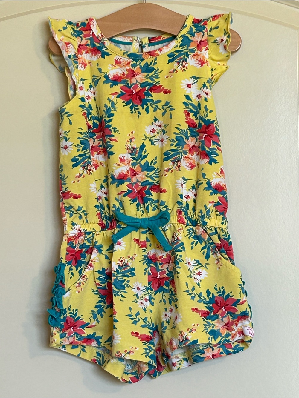 18-24M Ruffle Butts Floral Romper
